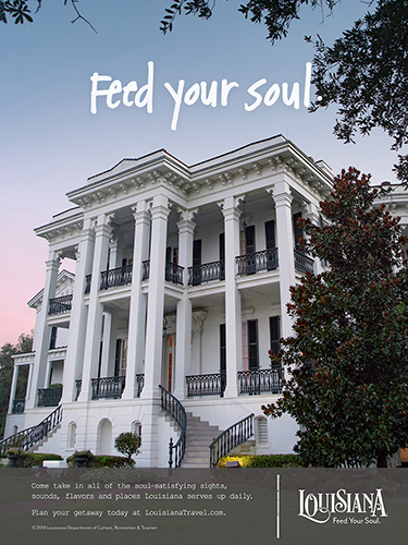 Today You're in Louisiana Feed Your Soul White Plantation