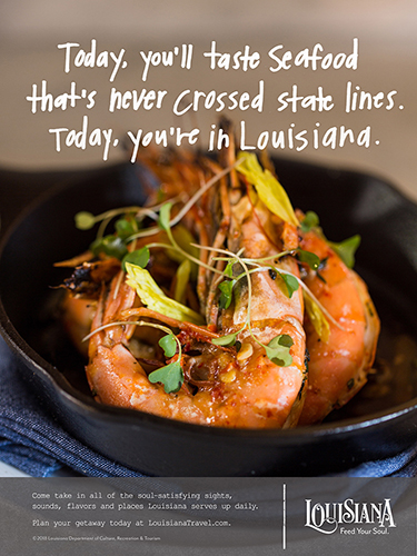 Today You're in Louisiana Shrimp State Lines