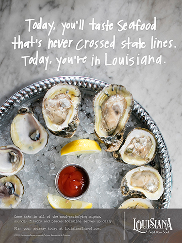 Today You're in Louisiana Oyster State Lines